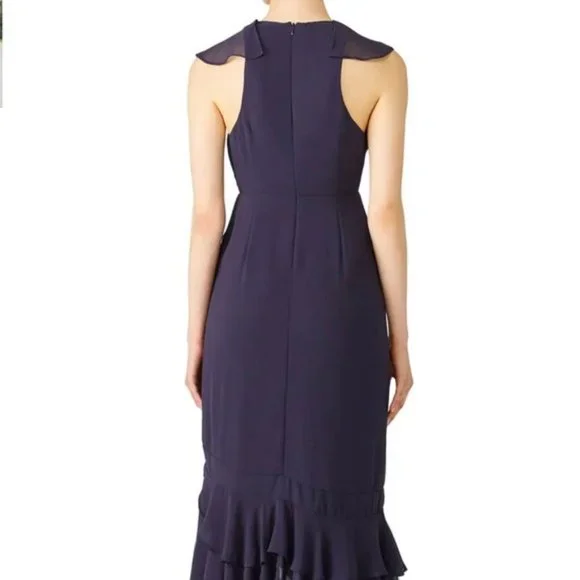 C/MEO COLLECTIVE Navy Be About You Gown Size S - Picture 4 of 14